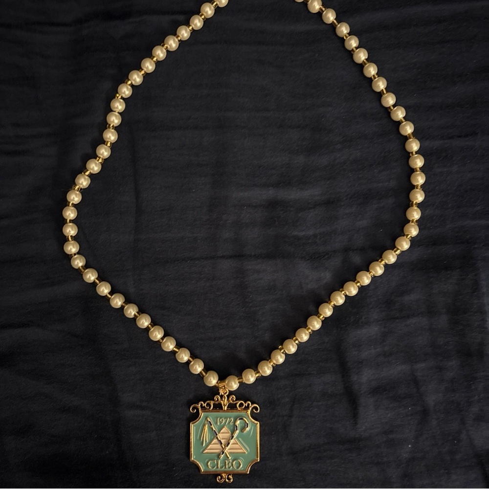 2025 Krewe of Cleopatra 1972 Cleo 18" Necklace Beads Mardi Gras